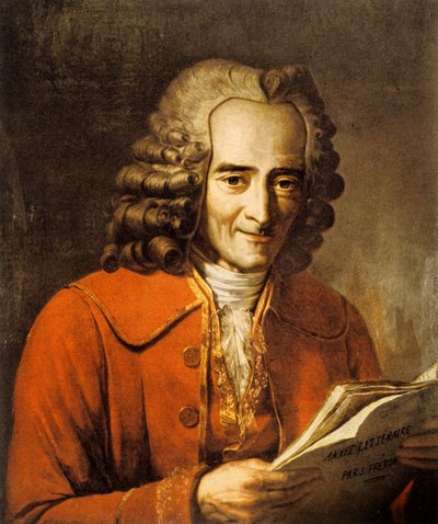 Francois Marie Arouet, dit Voltaire, French Writer and Philosopher by Jacques Augustin Catherine (after) Pajou