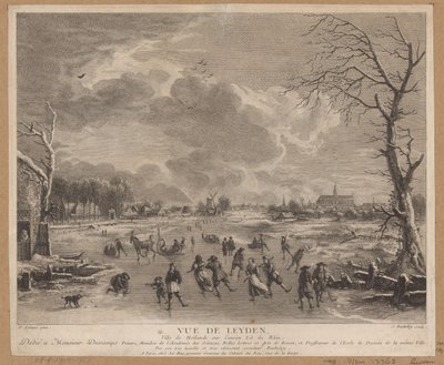 Winter View of Leiden by Jacques Bacheley