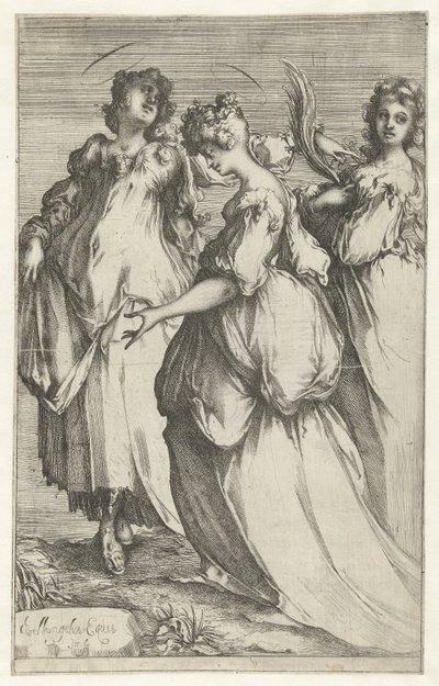 Three Holy Women by Jacques Bellange
