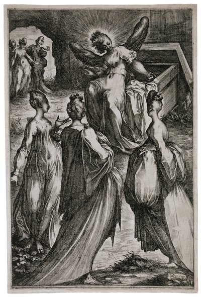 The Holy Women at the Sepulchre by Jacques Bellange