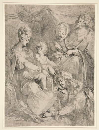 Virgin and Child with Saints by Jacques Bellange