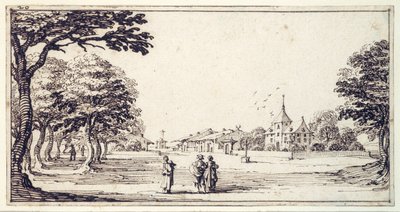 A street in Bainville-sur-Madon, with Callot