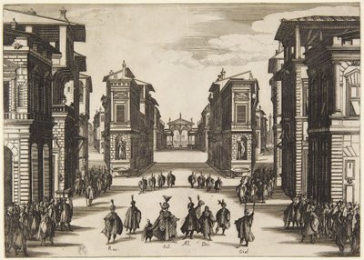Act 4, from the series Soliman by Jacques Callot