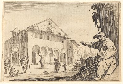 Almshouse by Jacques Callot