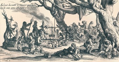 An Encampment of the First Gypsies in Central Europe by Jacques Callot