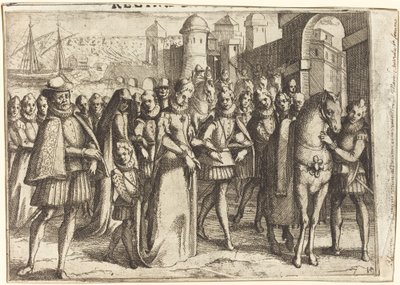 Arrival at Valencia by Jacques Callot