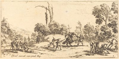 Attacking Travelers on the Highway by Jacques Callot