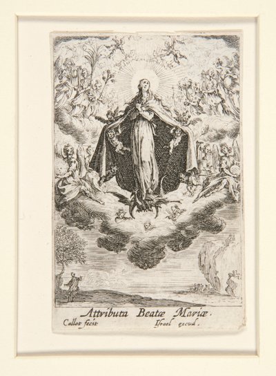 Attributions of the Virgin, no. 14 from The Life of the Virgin by Jacques Callot