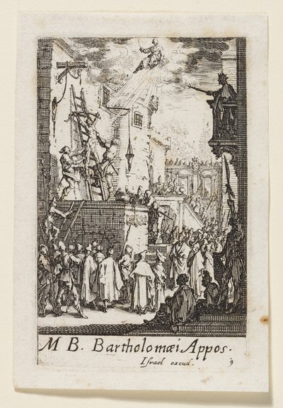 Bartholomew the Apostle (Bartholomaei Apost.) by Jacques Callot