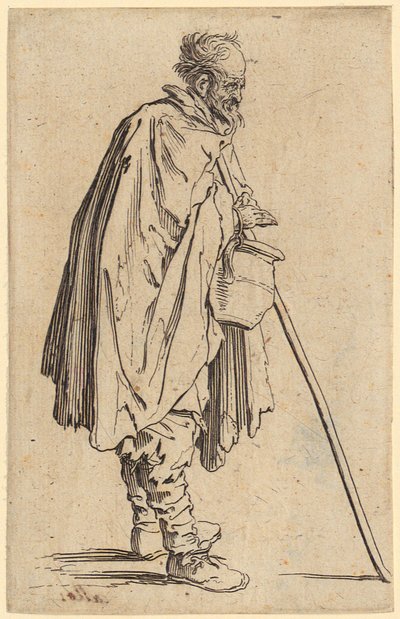 Beggar with the Jug, Plate 6 of the Series 