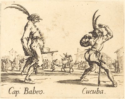 Cap. Babeo and Cucuba by Jacques Callot