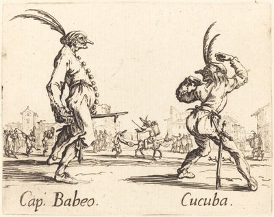 Cap. Babeo and Cucuba by Jacques Callot