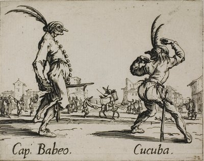 Capitan Babeo - Cucuba, Plate 16 from Balli di Sfessania by Jacques Callot