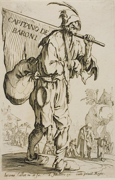 Captain of the Barons, Frontispiece to The Beggars by Jacques Callot