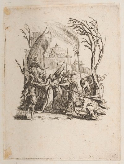 Christ Delivered to the Jews, no. 4 of 11 from La Petite Passion by Jacques Callot