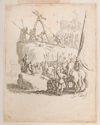 Christ Pierced by the Lance, no. 11 of 11 from La Petite Passion by Jacques Callot