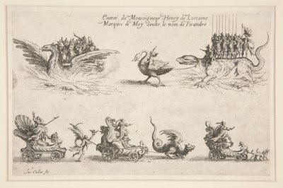 Combat at the Barrier, Entry of Monseigneur Henry de Lorraine by Jacques Callot