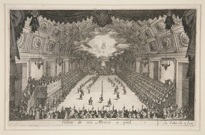 Combat at the Barrier, Entry of His Highness on Foot by Jacques Callot