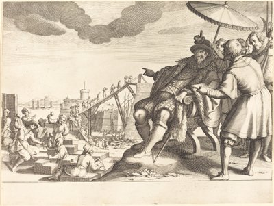 Construction and Fortification of the Port of Livorno by Jacques Callot