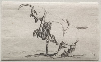 Cripple with a Hood by Jacques Callot