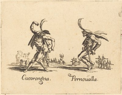 Cucorongna and Pernoualla by Jacques Callot