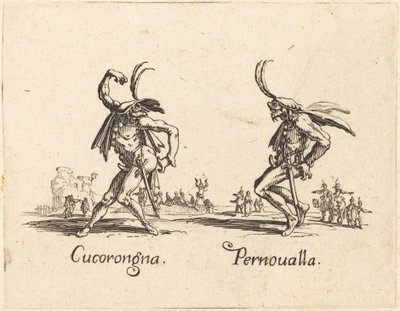 Cucorongna and Pernoualla by Jacques Callot