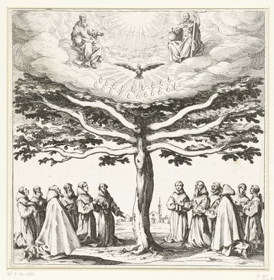The Tree of Saint Francis by Jacques Callot