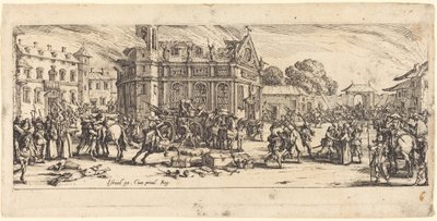 Destruction of a Convent by Jacques Callot