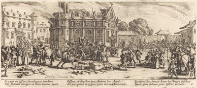 Destruction of a Convent by Jacques Callot