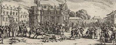 Destruction of a Convent by Jacques Callot