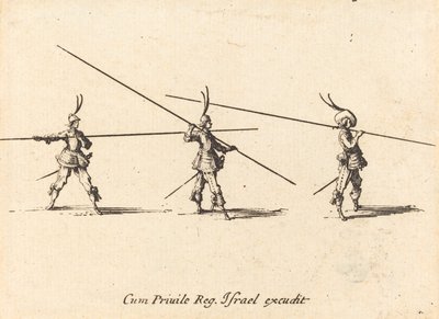 Drill with Tilted Pikes by Jacques Callot
