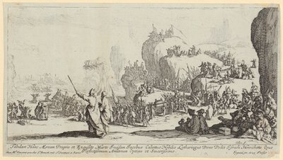 Crossing of the Red Sea by Jacques Callot