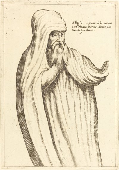 Effigy of St. Jerome by Jacques Callot