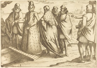 Embarkation at Genoa by Jacques Callot