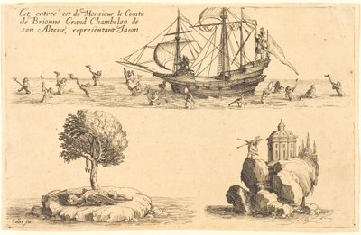 Entry of M. le Comte de Brionne, Grand Chamberlain of His Highness, Representing Jason by Jacques Callot