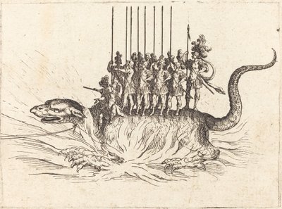 Entry of Monseigneur Henry de Lorraine, Marquis de Moy, under the Name of Pirandre by Jacques Callot