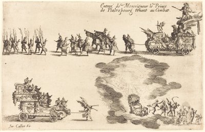 Entry of the Prince of Pfaltzbourg by Jacques Callot