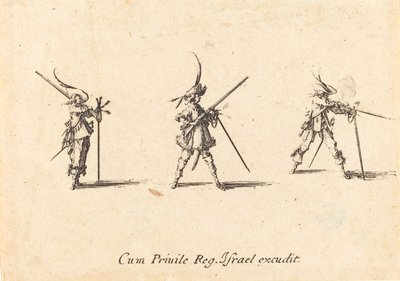 Firing the Musket by Jacques Callot