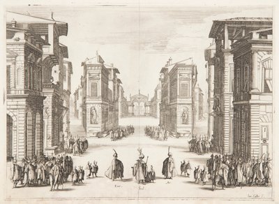 First Act of Soliman by Jacques Callot