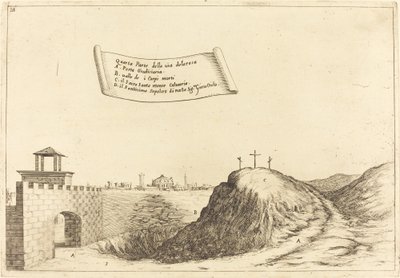 Four Parts of the Via Dolorosa by Jacques Callot