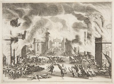 Fourth Act of Soliman by Jacques Callot