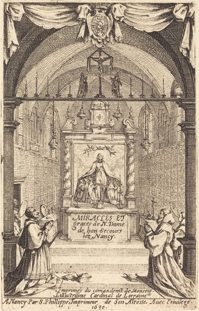 Frontispiece for the Miracles and Graces of Our Lady of 
