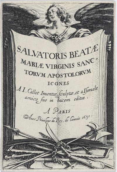 Frontispiece (The Large Apostles) by Jacques Callot