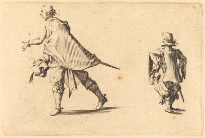 Gentleman and His Page by Jacques Callot