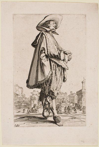 Gentleman with Hands Clasped (The Nobility of Lorraine) by Jacques Callot