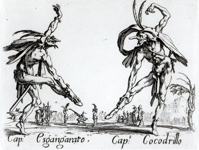 I Balli de Spessanei, or Le Grande Chasse (engraving) by Jacques Callot