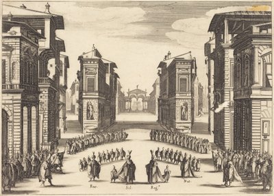 Il Solimano, Act II by Jacques Callot