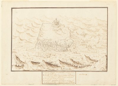 Isometric View of Torra de Ottaggio by Jacques Callot