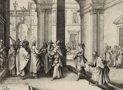 Jesus and the Doctors of the Law, 1635 by Jacques Callot