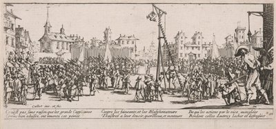 The Strapado, illustration from The Large Miseries of War by Jacques Callot